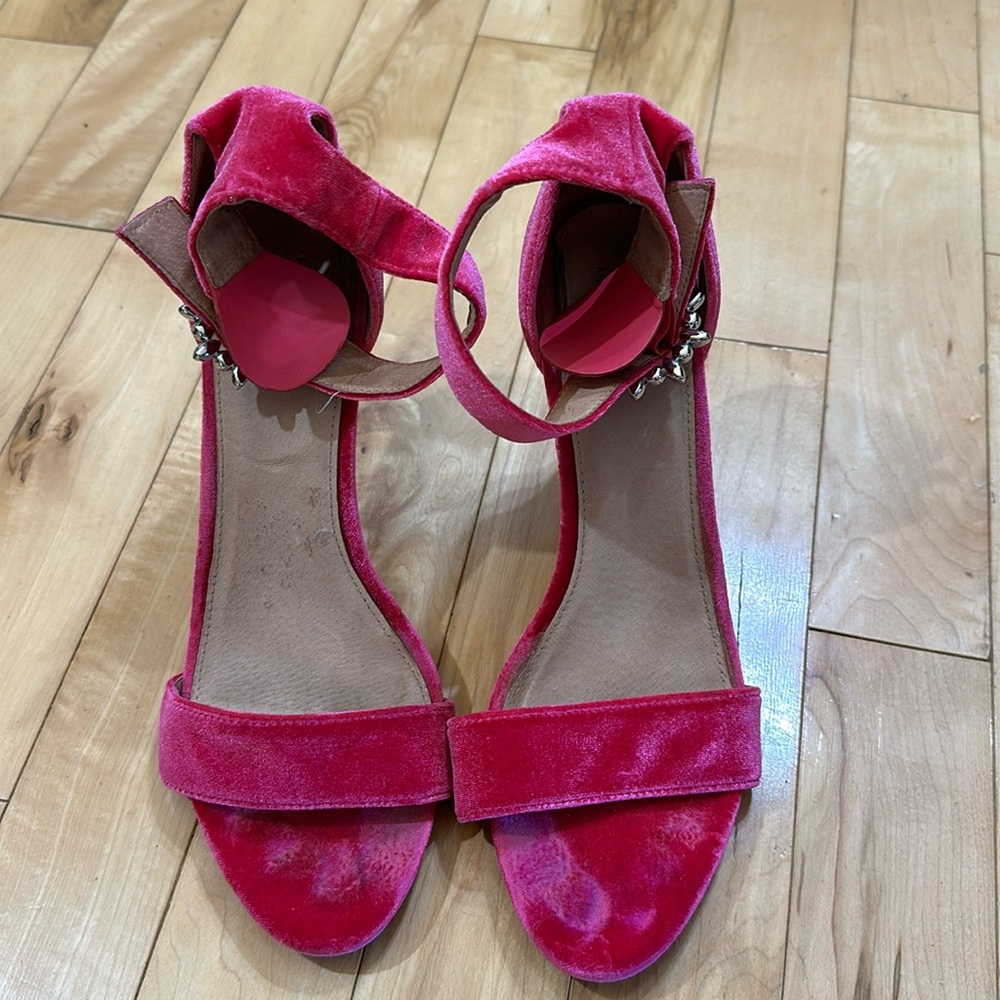 Halogen x Atlantic-Pacific Velvet High Heels